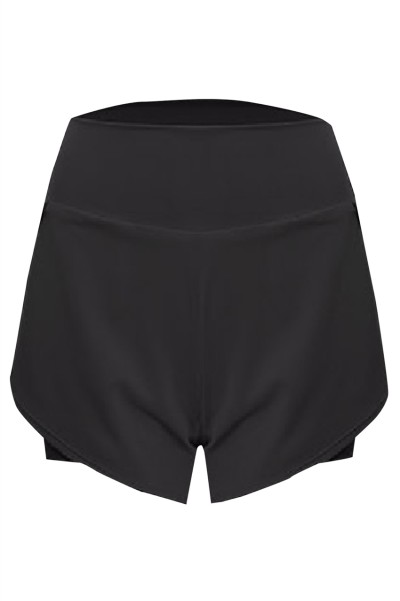 Fitness shorts women's anti-glare running loose quick-drying sports pants high waist fake two-piece yoga hot pants sports hot pants sports wide pants high waist sports pants SKSP030 detail view-10